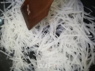 Vegetarian Stir-fried Shredded Radish recipe