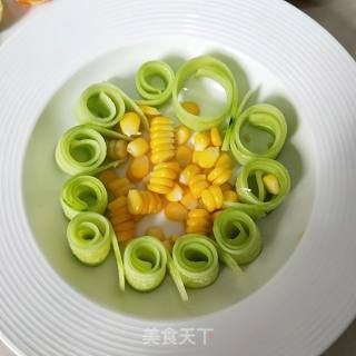Salted Egg Yolk Vegetable Salad recipe