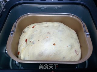 【cheese Dried Fruit Bread】——chinese Bread Machine Version recipe