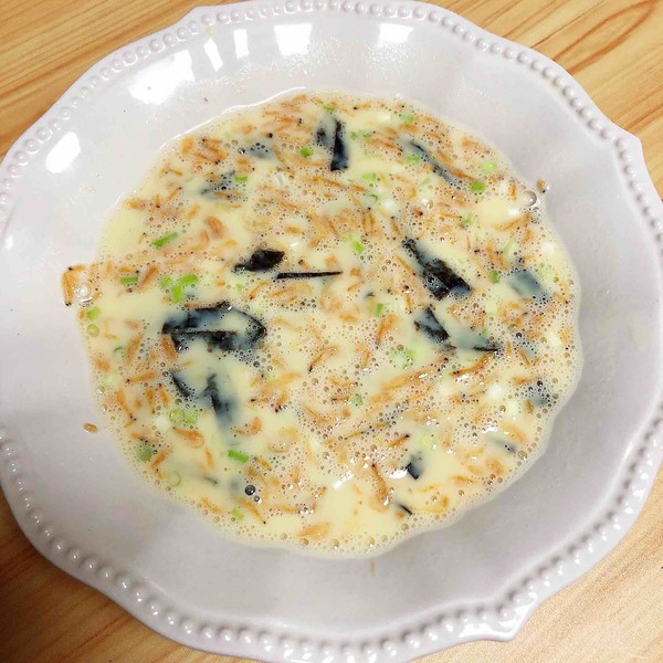 Steamed Eggs with Seaweed and Soy Milk recipe
