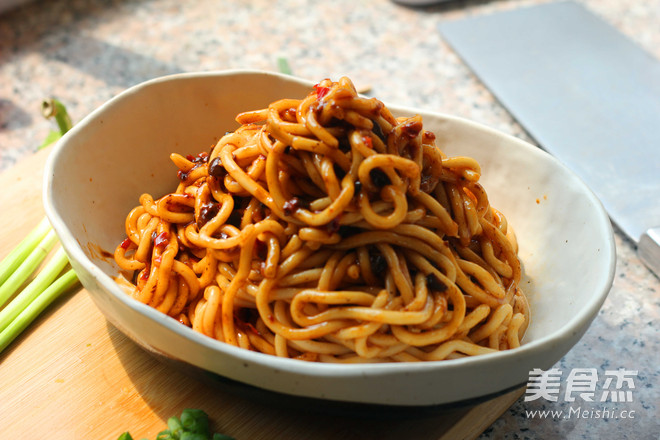 Guizhou Tempeh Spicy Sauce Noodles recipe