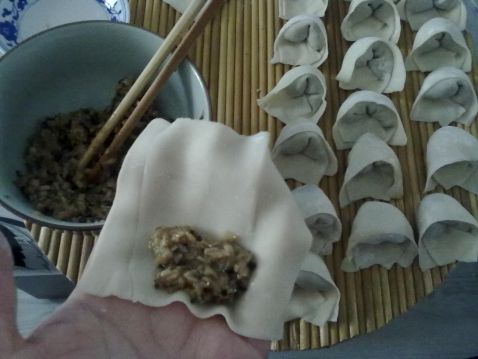 Double Mushroom Wonton in Chicken Soup recipe