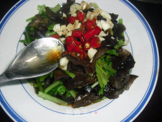 Celery Mixed with Black Fungus recipe