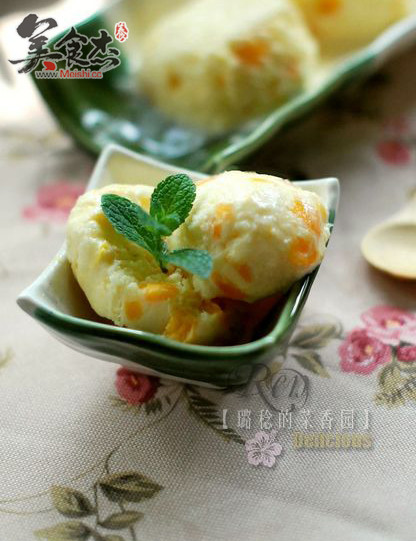 Yogurt Mango Ice Cream recipe