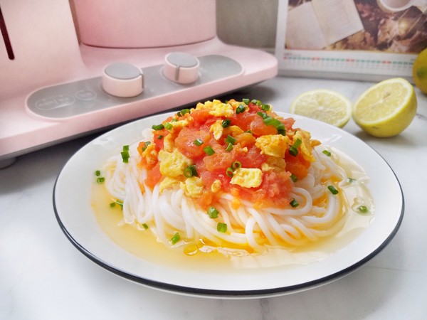 Delicious and Smooth Tomato and Egg Konjac Noodles, I Still Want to Eat It recipe