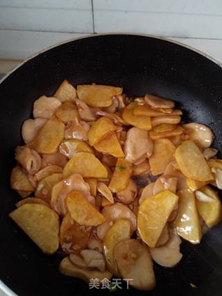#trust之美#potato Chips Roasted King Pleurotus recipe