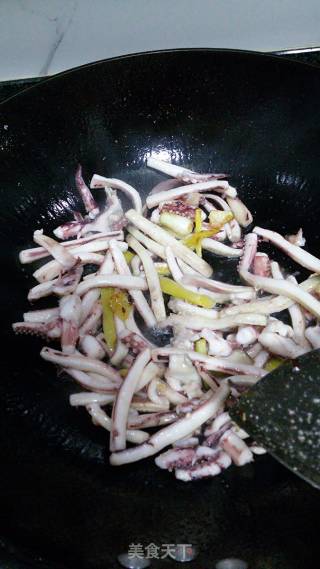 Squid Fried Potatoes recipe
