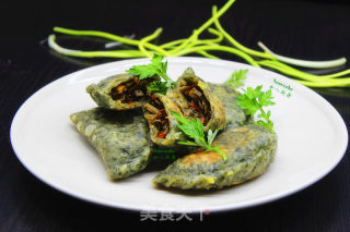 #春食野菜香# Aiqing Pickled Cabbage Fried Dumplings recipe