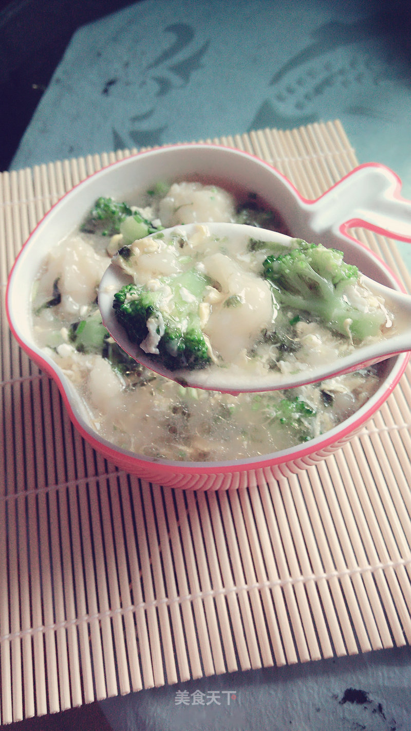Pimple Soup-broccoli and Egg Pimple Noodle Soup