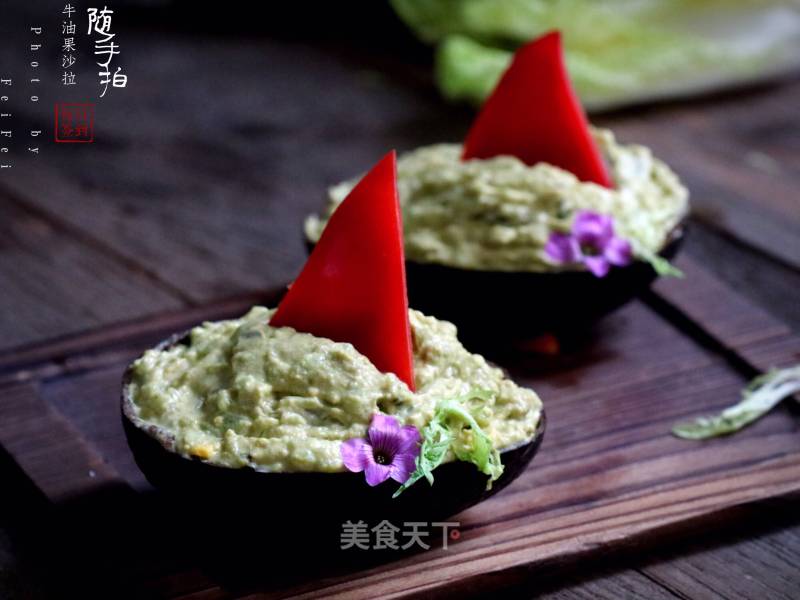 Avocado Salad Boat recipe