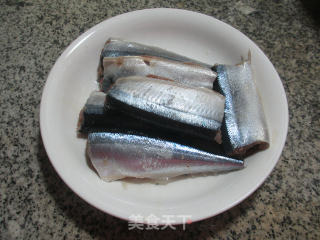 Steamed Saury recipe