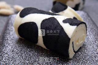 #aca烤明星大赛#cow Cake Roll recipe