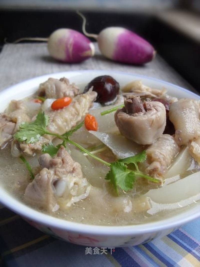 Refreshing and Delicious-------------------radish Chicken Soup recipe