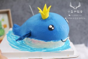 【creative Cake】🐳whale Three-dimensional Cake recipe