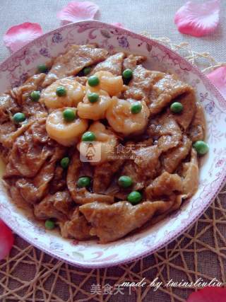Traditional Jelly Dish with Shrimp and Gluten recipe