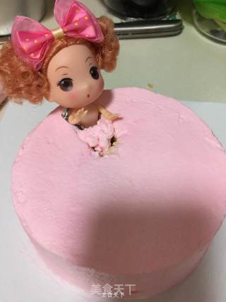 Confused Doll Birthday Cake recipe