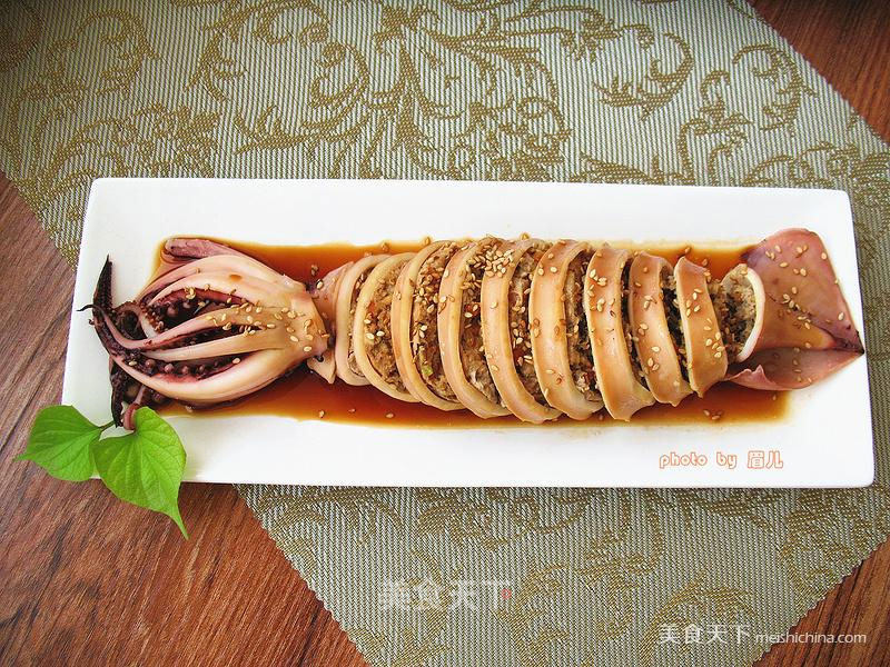 Stuffed Squid with Meat recipe