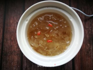 Peach Gum Soap Japonica Rice Tremella Soup recipe