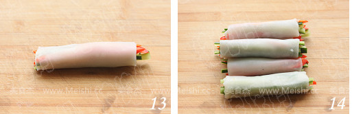 Crystal Emerald Vegetable Roll recipe