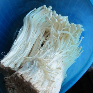 Spicy Fried Enoki Mushroom recipe