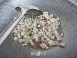 Fried Potatoes with Mei Cai Minced Pork recipe