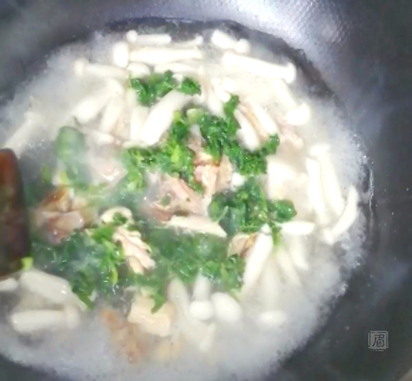 Shepherd's Purse Mushroom Soup recipe