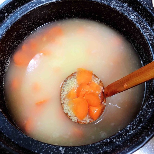 Nourishing Carrot Millet Congee recipe