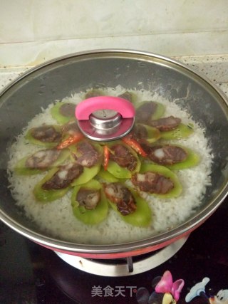 Sausage Claypot Rice recipe