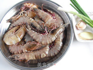 The Taste from The Ocean-boiled Nine-section Prawns recipe