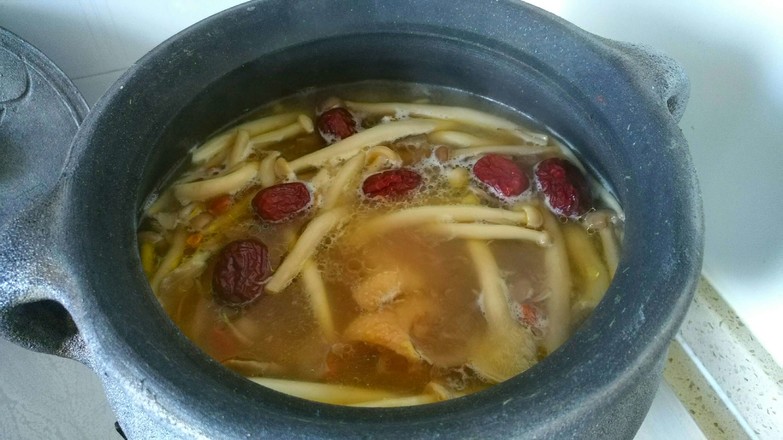 Chicken Soup with Cordyceps and Mushroom recipe