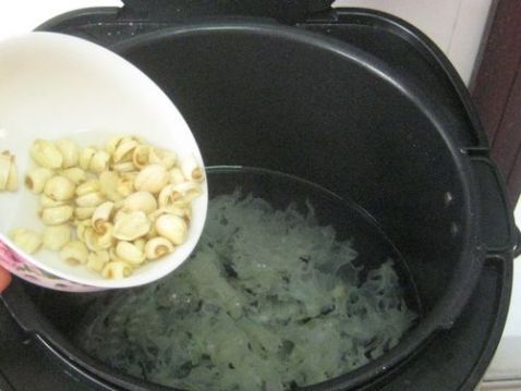 Tremella, Lotus Seed, Red Date and Longan Soup recipe