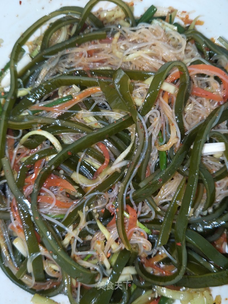 Vegetarian Seasoned Three Silks recipe