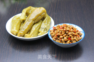 Stir-fried Laba Beans with Sour Chili recipe