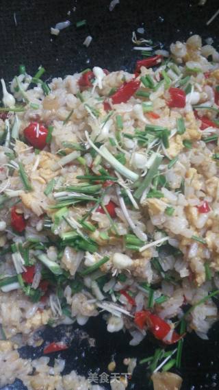 Fried Rice with Chilli and Egg recipe