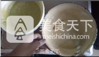 Matcha Double Chiffon Cake recipe