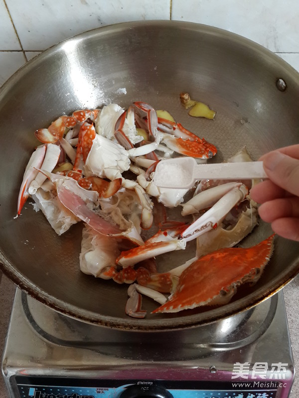 Scallion Ginger Crab recipe