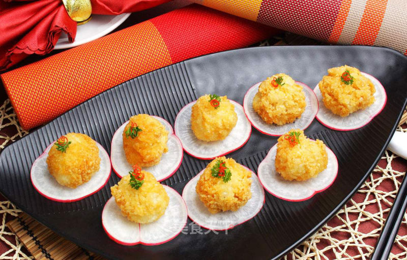 Yun Selenium Golden Fish and Cheese Balls recipe