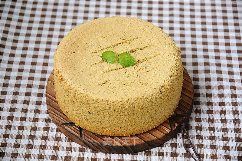 #aca烤明星大赛# Soy Milk Matcha Cake with No Oil and Less Sugar recipe
