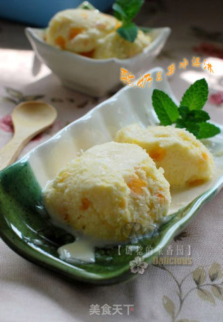 Sweet and Sour, Yet Fragrant on The Cheeks [yogurt and Mango Ice Cream] recipe