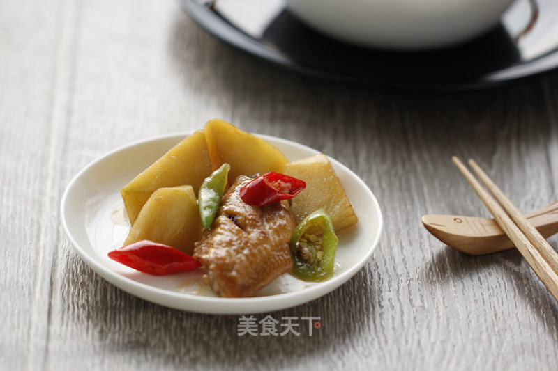 Potato Roasted Chicken Wings recipe