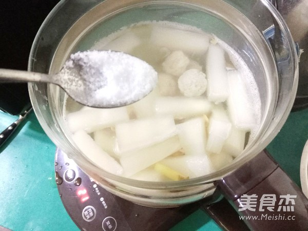 Scallop and Carrot Meatball Soup recipe