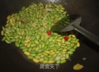 Loofah Stir-fried Edamame recipe