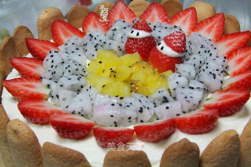 Low-fat Colorful Fruit Cake to Welcome Christmas recipe