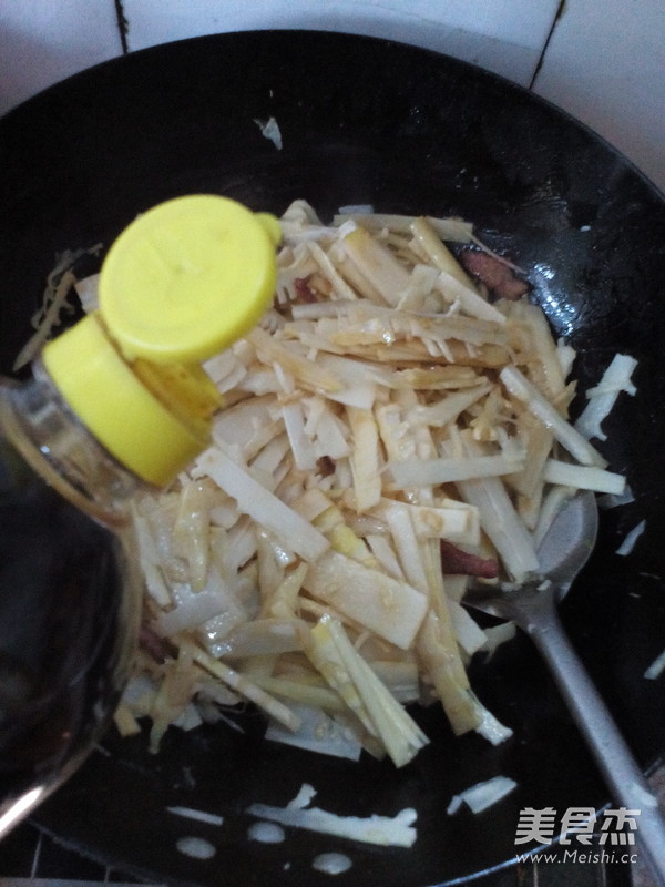 Fried Bamboo Shoots recipe