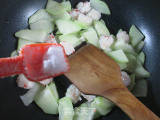 Shrimp Ball Fried Chayote recipe