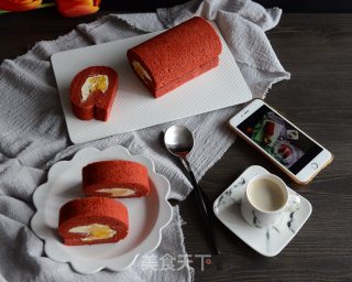 Red Velvet Cake Roll recipe