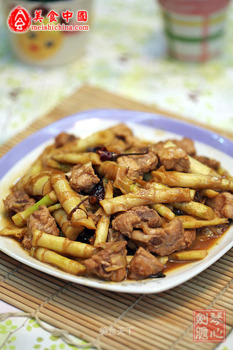 Stir-fried Spring Bamboo Shoots with Spare Ribs recipe