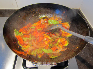 Korean Spicy Fried Octopus Noodles recipe