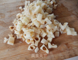 Broccoli with Lotus Root recipe