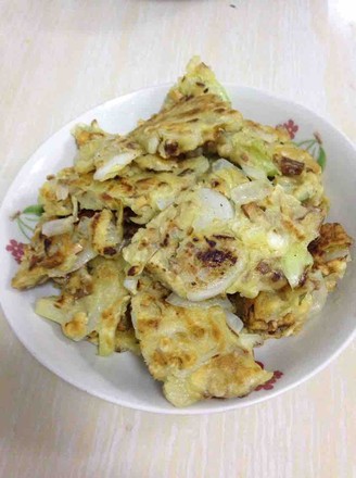 Onion Tofu Pancakes recipe
